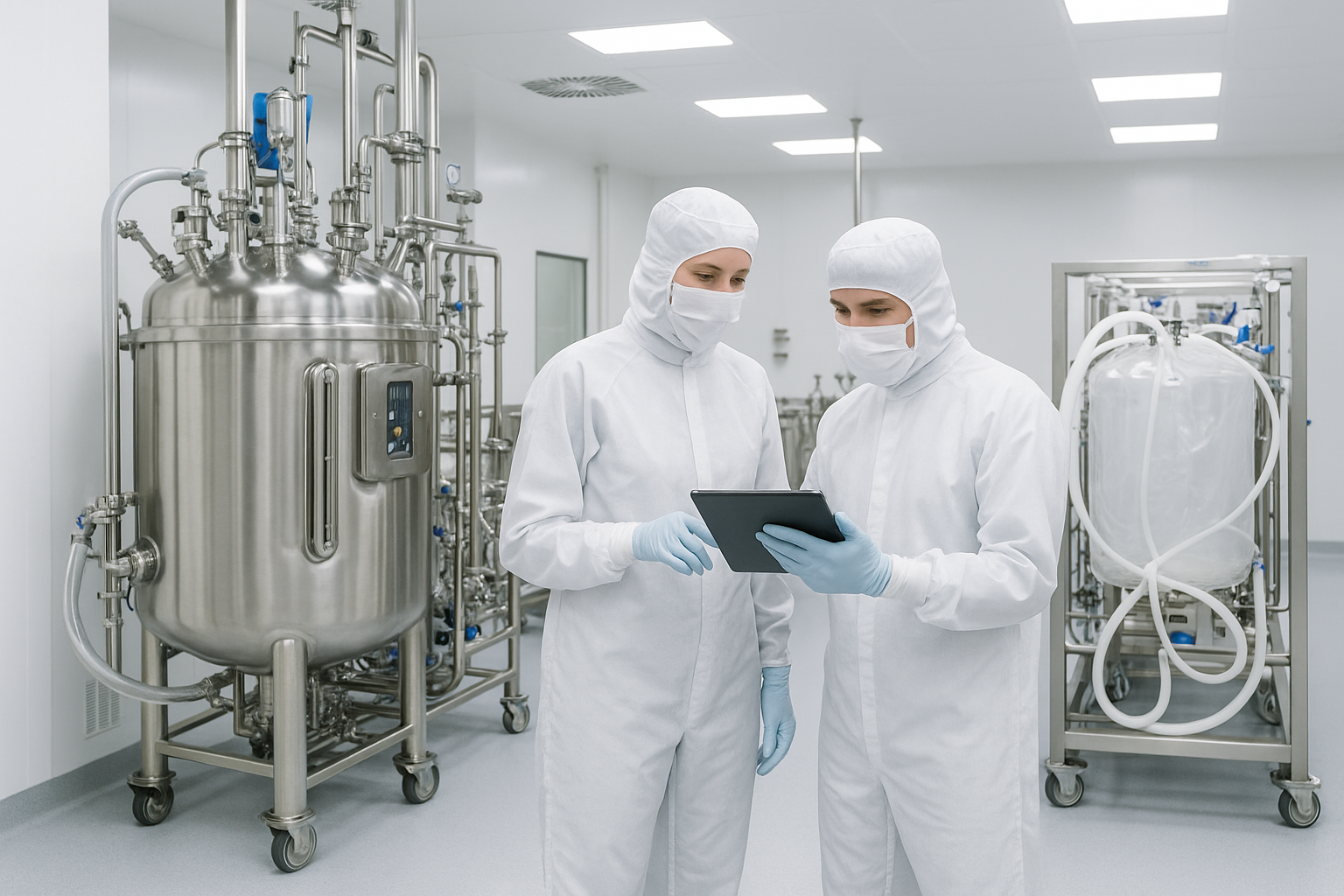 GMP facility scale-up